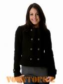 ������ ������� Cropped Pea Coat | ����  Black